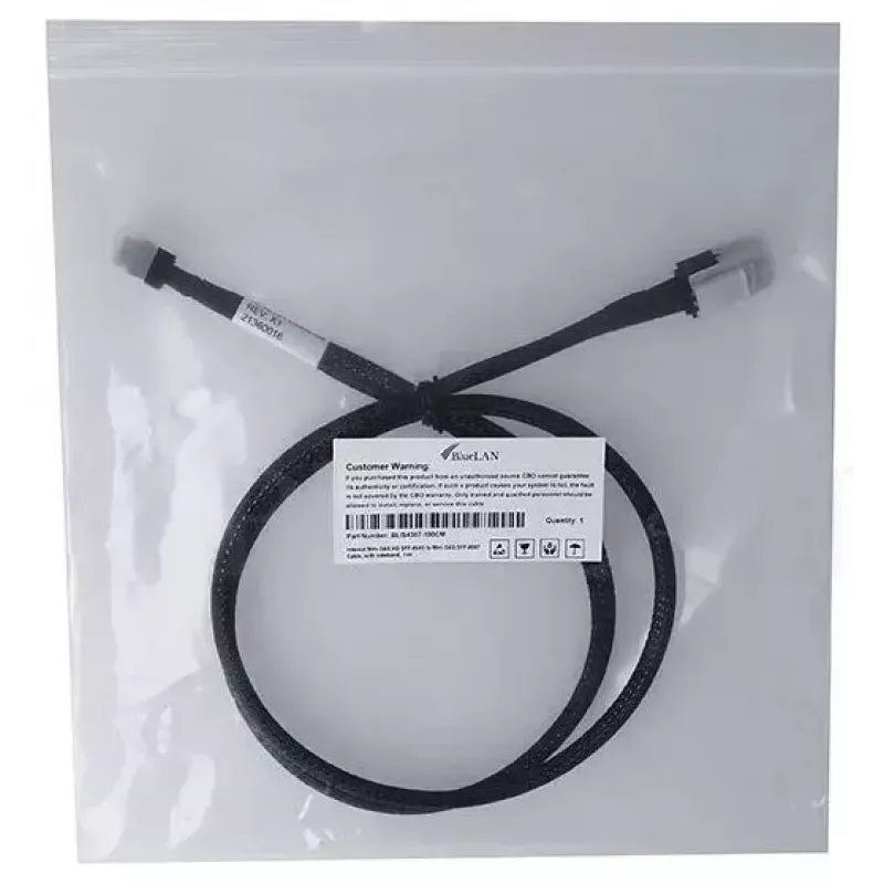 Kabel SAS BlueOptics BLIS4387-50CM 0.5m MiniSAS-HD MiniSAS 6 Gbit/s