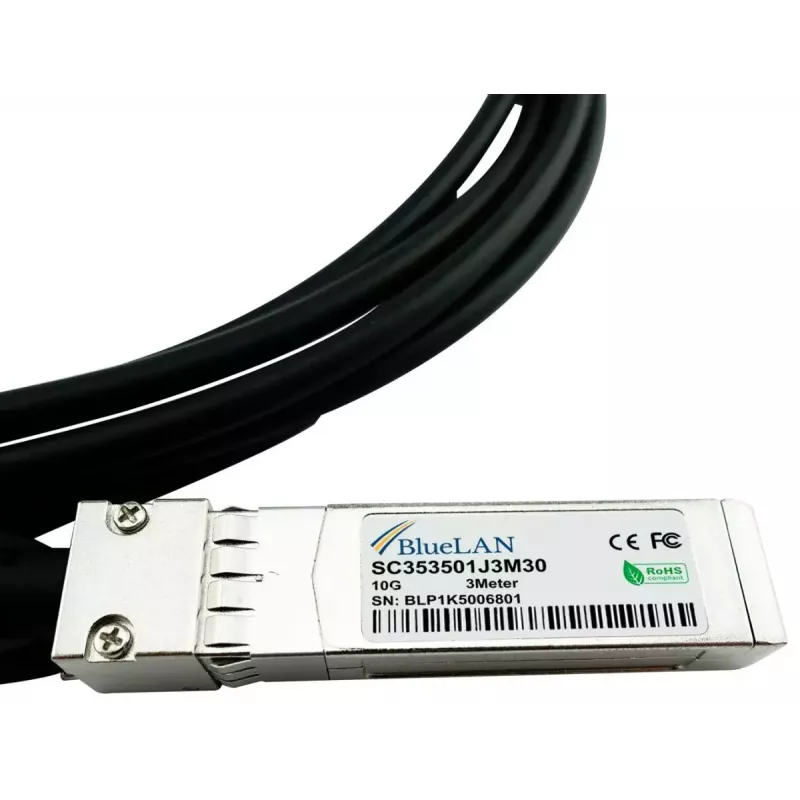 Kabel InfiniBand/światłowodowy BlueOptics R9D19A-BL 1 m SFP+ Męski/Męski
