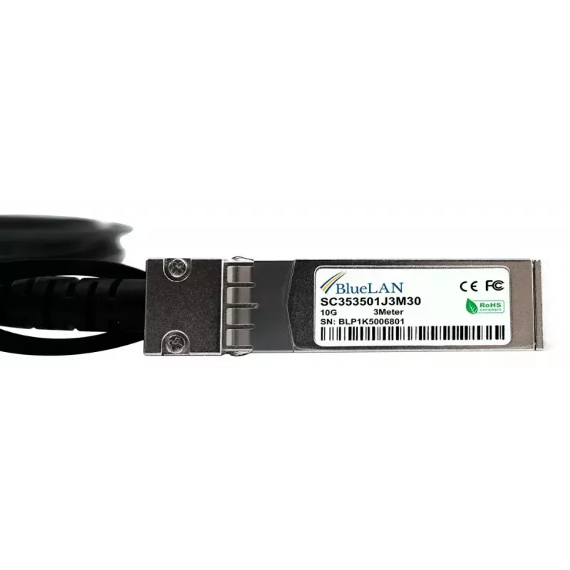 Kabel InfiniBand/światłowodowy BlueOptics R9D19A-BL 1 m SFP+ Męski/Męski