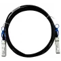 Kabel InfiniBand/światłowodowy BlueOptics UACC-DAC-SFP28-1M-BL 1m Męski/Męski