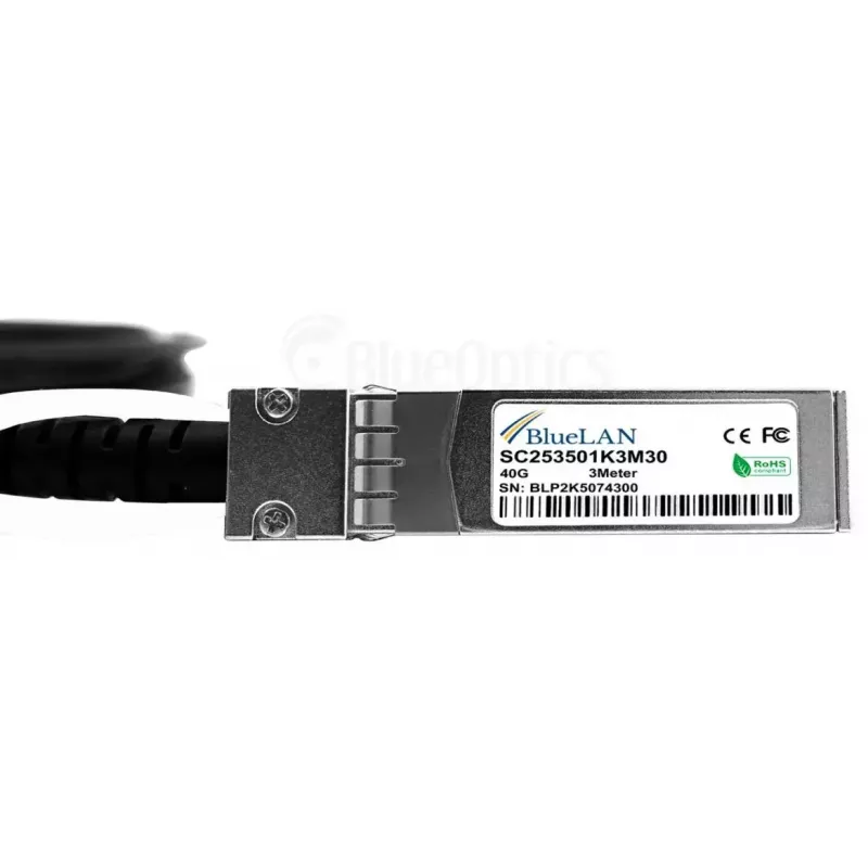 BlueOptics Q+BC0003-S+-BL kabel InfiniBand/światłowodowy 3 m QSFP 4xSFP+
