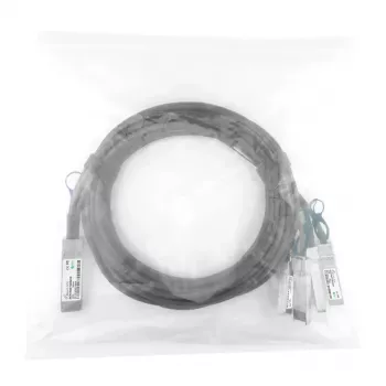 BlueOptics kabel InfiniBand/światłowodowy typu breakout QSFP56 na 4xSFP56 1 m Czarny