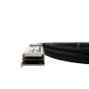 BlueOptics kabel InfiniBand/światłowodowy typu breakout QSFP56 na 4xSFP56 1 m Czarny
