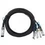 Kabel DAC BlueOptics DAC-QSFP28-4SFP28-25G-3M-BL 3m QSFP28 na 4xSFP28