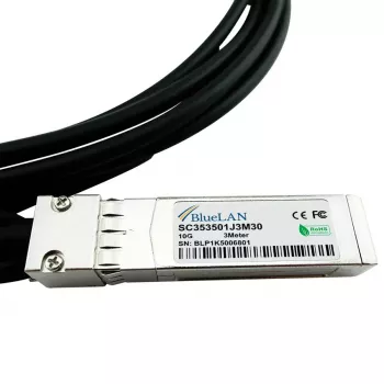 BlueOptics 10G-SFP-TWX-0501-BL InfiniBand światłowodowy kabel 5 m SFP+ Męski/Męski