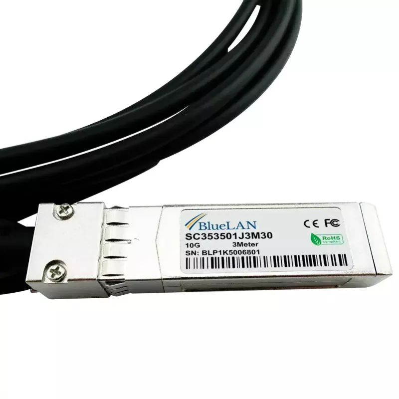 Kabel DAC BlueOptics DAC10G-2M-BL 2 m SFP+ męski/męski