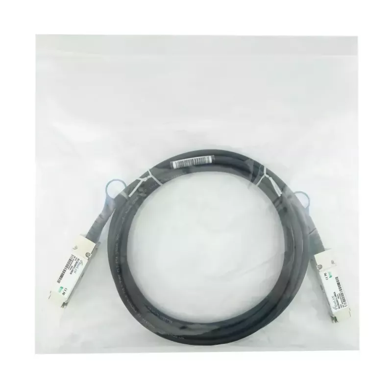 BlueOptics 100G-DACP-QSFP5M-BL InfiniBand światłowodowy kabel 5 m QSFP28 czarny