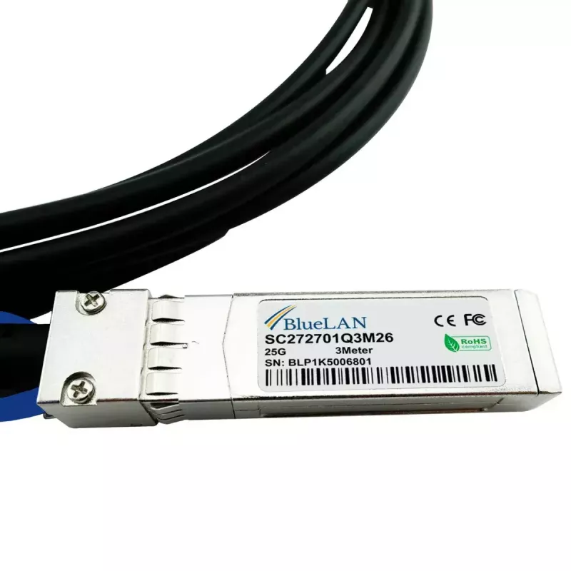 Kabel DAC BlueOptics SFP28-DAC-3M-BL 3 m, złącze SFP28