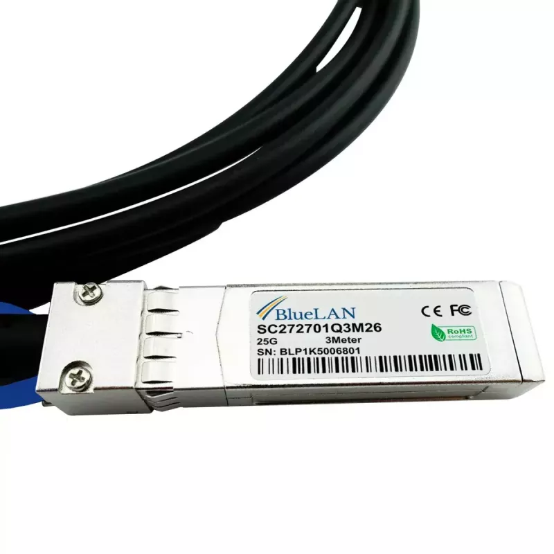 Kabel SFP28 DAC BlueOptics SFP28-DAC-5M-BL 5m Męski/Męski