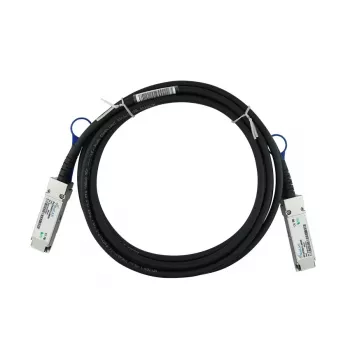 Kabel DAC BlueOptics FN-CABLE-QSFP28-3-BL QSFP28 QSFP28 InfiniBand 3 m Czarny