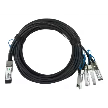 Kabel DAC BlueOptics 470-ABOS-BL 2m QSFP28 4x SFP28 czarny