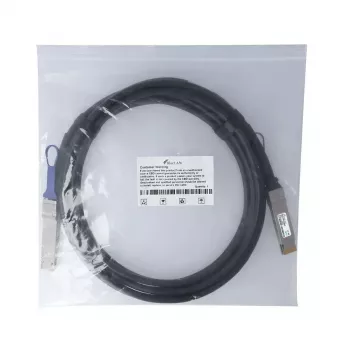 Kabel DAC BlueOptics PAN-QSFPDD-DAC-1M-BL QSFP-DD InfiniBand 1m Czarny