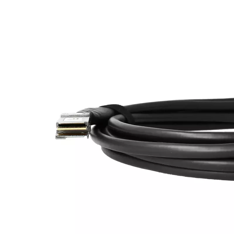 Kabel DAC BlueOptics PAN-QSFPDD-DAC-2M-BL QSFP-DD InfiniBand 2 m czarny