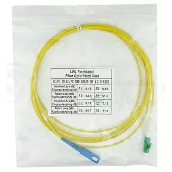 Światłowód BlueOptics SFP2122BU5MX LC SC OS2 5 m Żółty