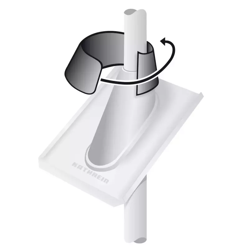 Antena Kathrein ZTC 01 czarna, minimalna średnica masztu 2,7 cm, maksymalna średnica masztu 6 cm