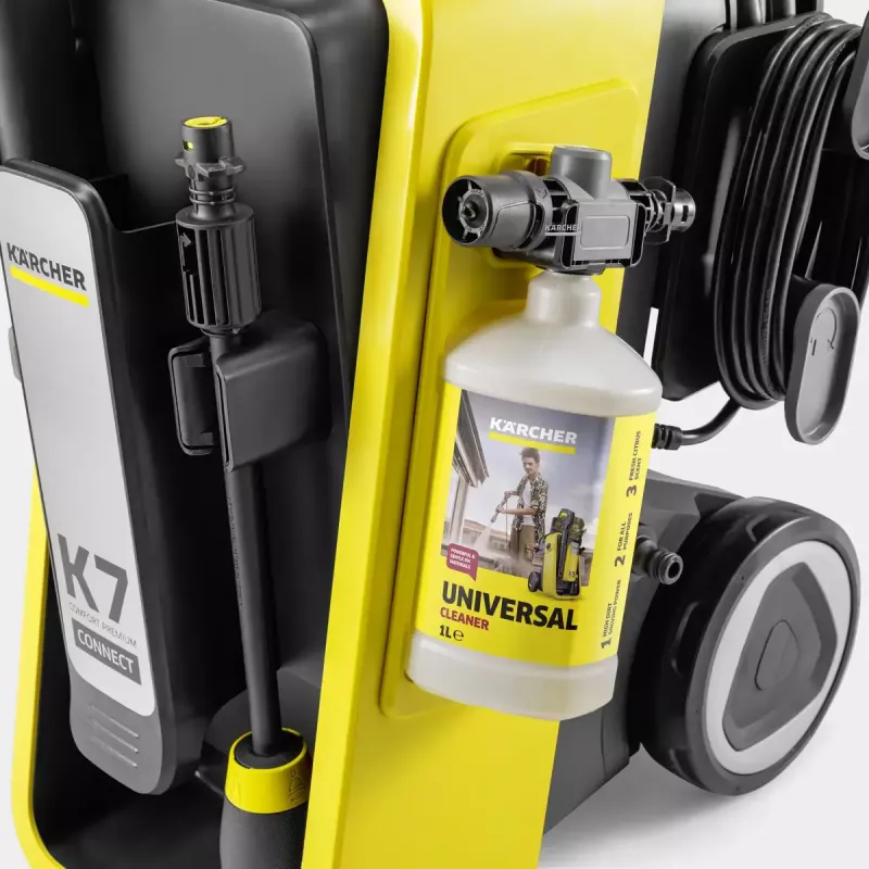 Wysokociśnieniowy myjka Karcher K 7 Comfort Premium Connect — 180 bar, 600 l/h, 3000 W, wąż PremiumFlex 10 m, Bluetooth Smart