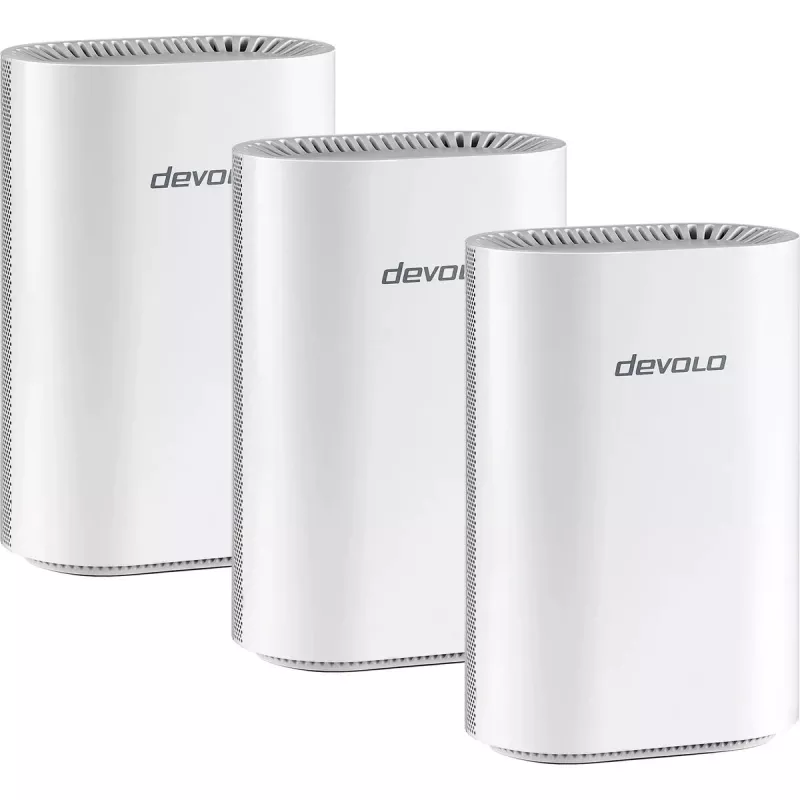 Mesh Wi‑Fi System Devolo BE6500 WiFi 7 3‑Pack (biały) — 3× BE6500 units
