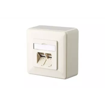 Gniazdo RJ-45 BTR NETCOM 1307440001-I biały