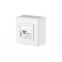 Gniazdo natynkowe METZ CONNECT 1309150002-E Białe