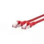Kabel sieciowy BTR NETCOM Cat6A 0,5m czerwony