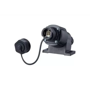Gniazdo RJ-45 METZ CONNECT 1401110012KE czarne IP67
