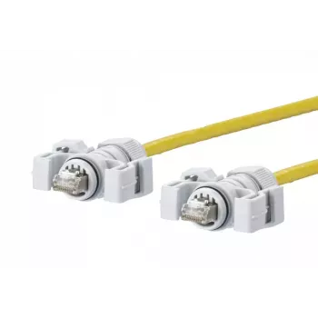Kabel sieciowy METZ CONNECT 141N113K13K50 Cat6 S/FTP 5 m Żółty