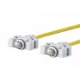 Kabel sieciowy METZ CONNECT 141N113K13K50 Cat6 S/FTP 5 m Żółty