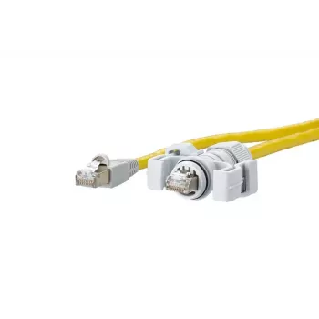 Kabel sieciowy METZ CONNECT E-DAT V6 2m Cat6 S/FTP żółty