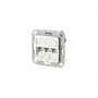 Gniazdo RJ-45 BTR NETCOM 130B11D31102-E Białe