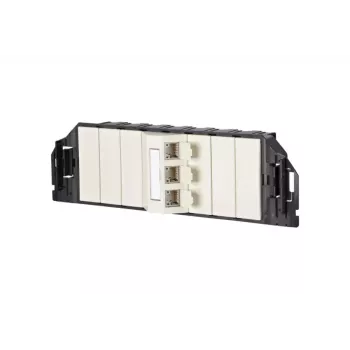 Gniazdo RJ-45 BTR NETCOM 130B11S30301-E Perłowa Biel