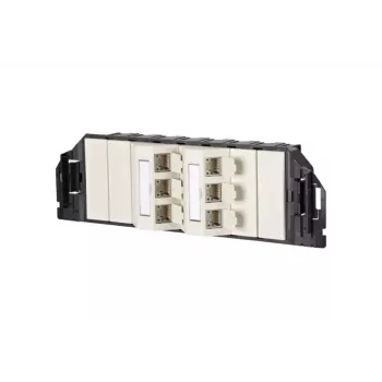 Gniazdo RJ-45 BTR NETCOM 130B11S60301-E Pearl biały