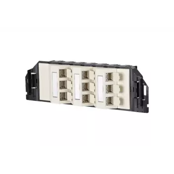 Gniazdo RJ-45 MetzConnect 130B11S90301-E czarno-białe