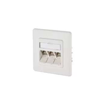 Gniazdo RJ-45 BTR NETCOM 130B12D31002-E białe