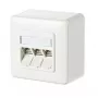 Gniazdo RJ-45 METZ CONNECT 130B11D30002-E Białe