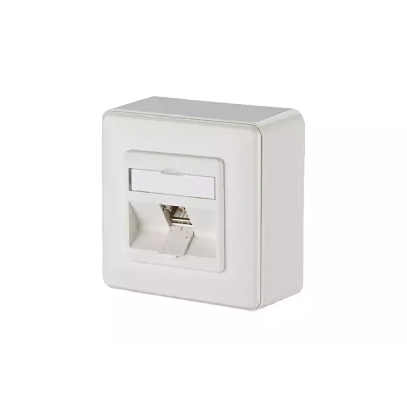 Socket-outlet RJ-45 BTR NETCOM 130B12D10002-E biały