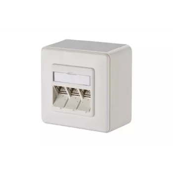 Gniazdo RJ-45 BTR NETCOM 130B12D30002-E białe