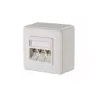 Gniazdo RJ-45 BTR NETCOM 130B12D30002-E białe