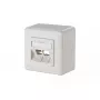 Gniazdo natynkowe 2 x RJ-45 METZ CONNECT 130B10D20002-E białe