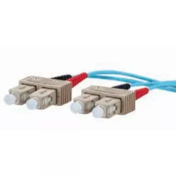 Kabel światłowodowy METZ CONNECT 151J1EOEO20E 2x SC OM3 2 m Aqua