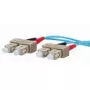 Kabel światłowodowy METZ CONNECT 151J1EOEO20E 2x SC OM3 2 m Aqua
