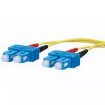 Kabel światłowodowy METZ CONNECT 151P1EOEO10E 2x SC OS2 1 m żółty