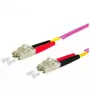 Kabel światłowodowy METZ CONNECT 151S1JOJO30E 3 m LCD fioletowy
