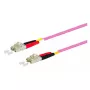 Kabel światłowodowy METZ CONNECT 151S1JOJO50E 5 m LC Fioletowy