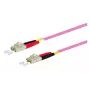 Kabel światłowodowy METZ CONNECT 151S1JOJOA0E 10 m LC Fioletowy