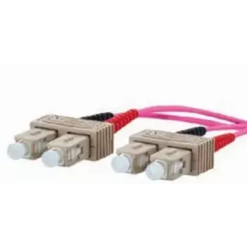 Kabel światłowodowy METZ CONNECT 151S1EOEO20E 2x SC OM4 2 m Różowy