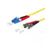 Kabel światłowodowy METZ CONNECT 151P1JOAO50E LC 2x ST I-V(ZN) H 5 m żółty