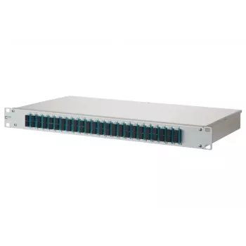 Panel krosowy 1U BTR METZ CONNECT 150255BA24-E ze złączami SC, do montażu w szafie rack 482,6×44,5×242,5 mm