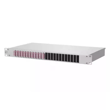 Panel rackowy OpDAT 1U BTR METZ CONNECT ze złączami SC, aluminium/stal, 482,6×44,5×242,5 mm, szary