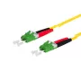 Kabel światłowodowy METZ CONNECT 151P1JAJA50E LCD LC/APC OS2 5 m Żółty