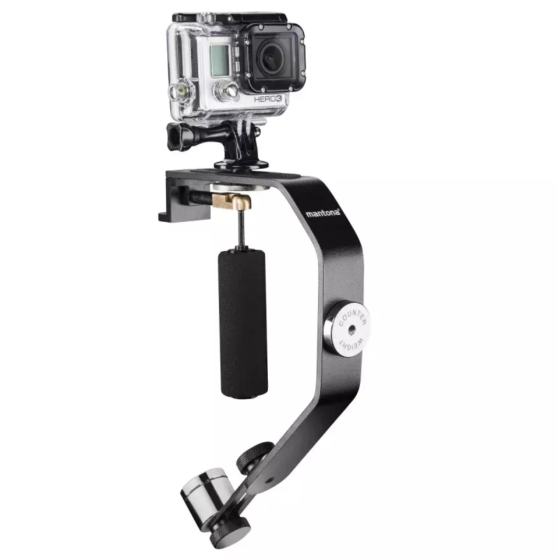Mantona 20313 Action Camera 0 legs 0.5 kg Czarny srebrny